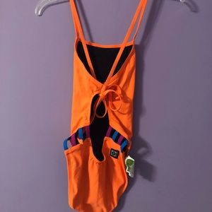 Jolyn Orange One Piece